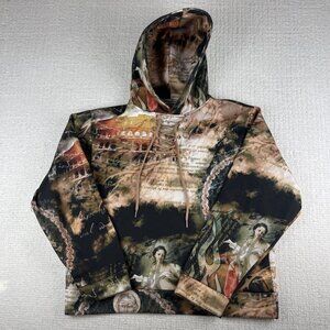 Jaded London Women's Renaissance AOP Y2K Hoodie Sweatshirt Sz 4 US, 36 EU